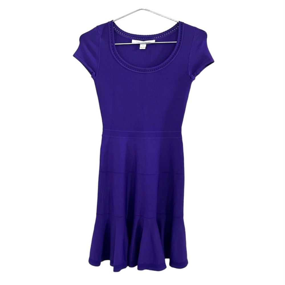 Diane Von Furstenberg Purple Dress Size Small